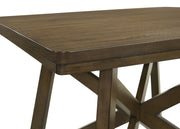 Juego de comedor Canfield de 47 pulgadas de altura de mostrador marrón