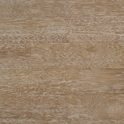 Mesa de comedor Scottsdale de madera maciza de 71 pulgadas, color marrón lavado