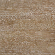 Banco de comedor con base de caballete de madera Scottsdale, color marrón lavado