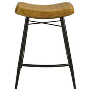 Bayu Leather Upholstered Counter Stool  (Set of 2)