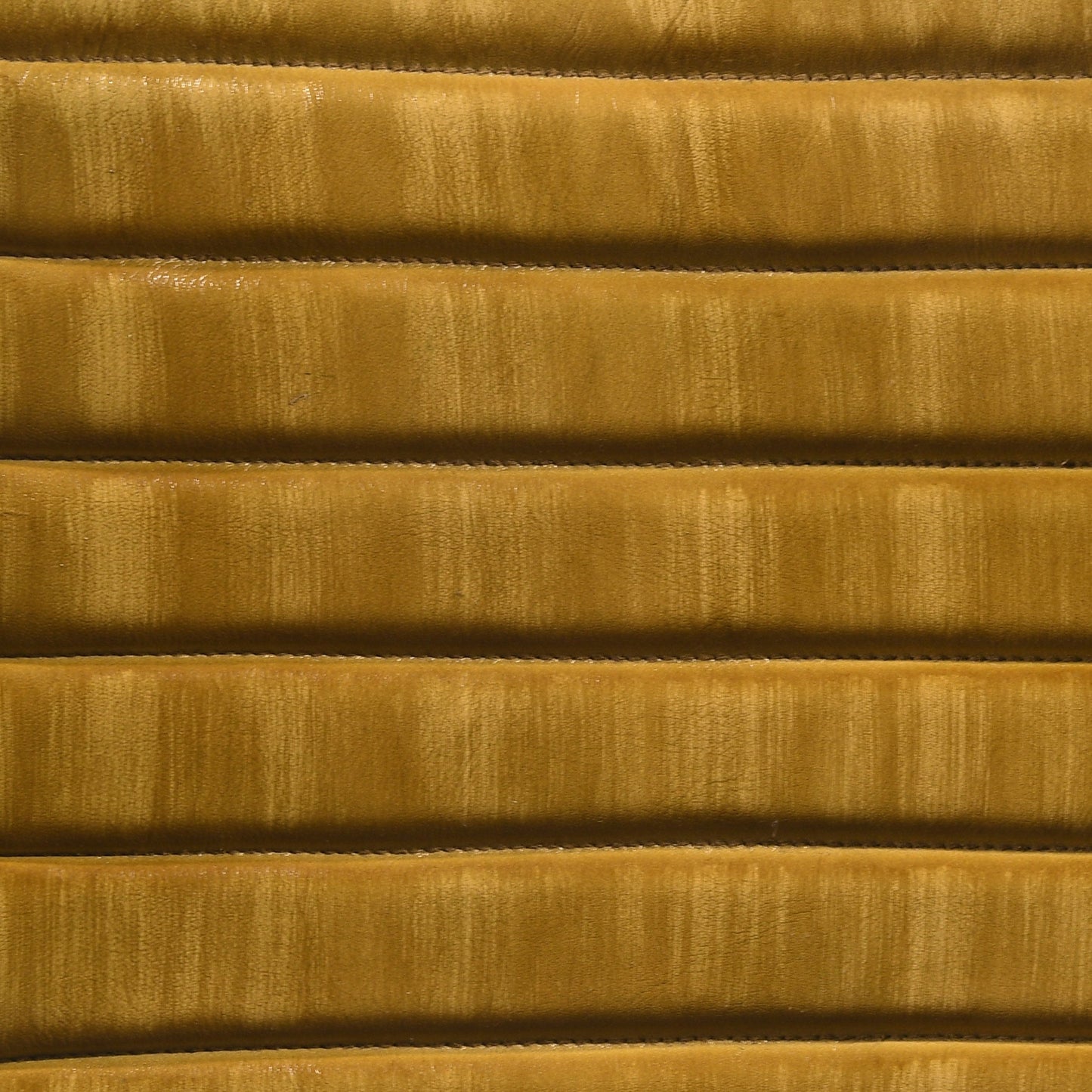 Taburete de bar Bayu tapizado en cuero color camel antiguo (juego de 2)