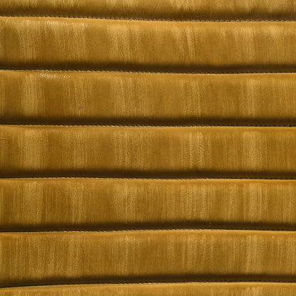 Taburete de bar Bayu tapizado en cuero color camel antiguo (juego de 2)