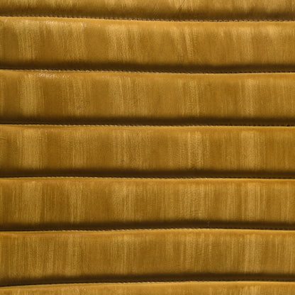 Taburete de bar Bayu tapizado en cuero color camel antiguo (juego de 2)