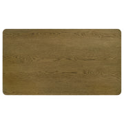 Juego de comedor rectangular Castlewood de 71 pulgadas en roble marrón