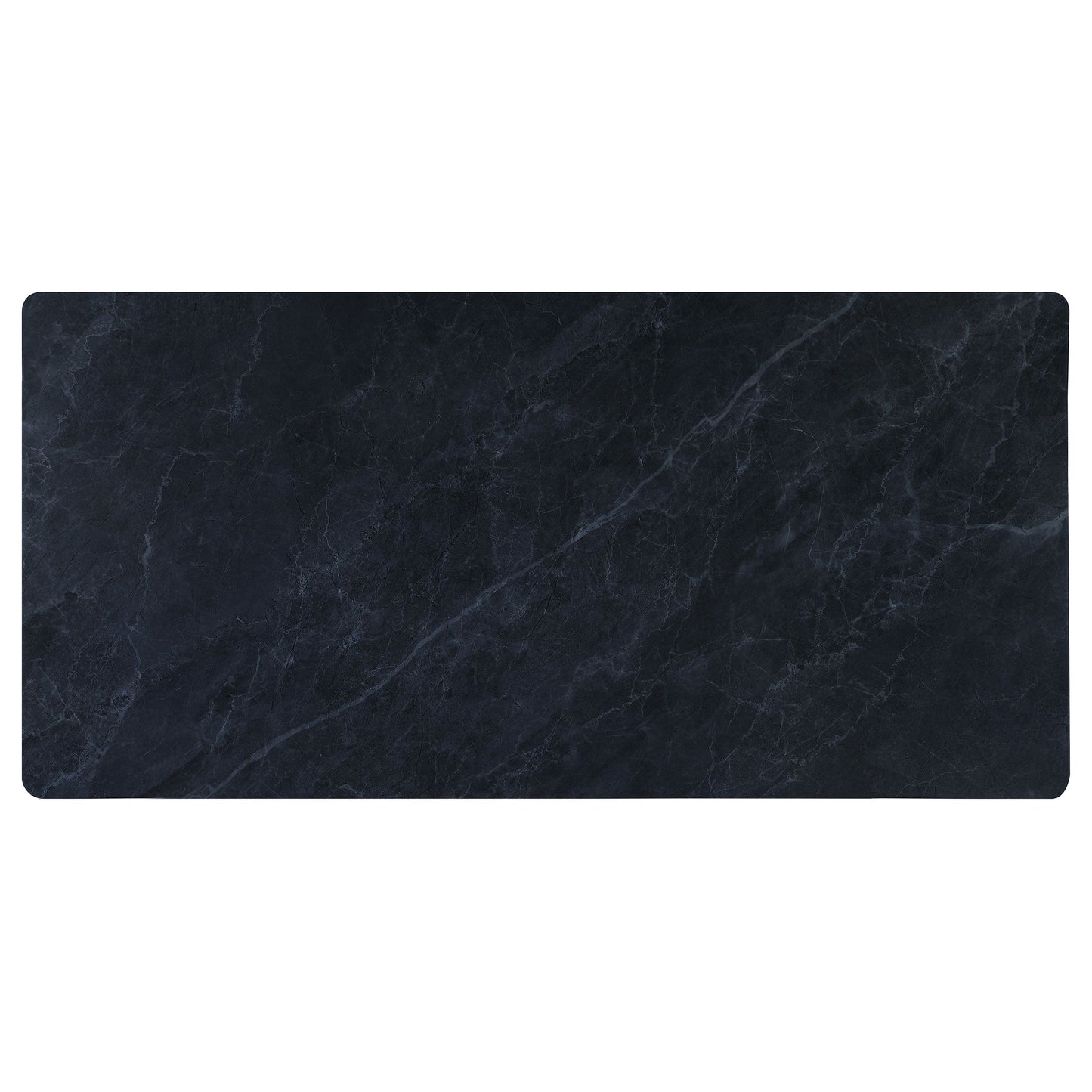 Mesa de comedor rectangular de piedra sinterizada Desden de 79 pulgadas, color gris