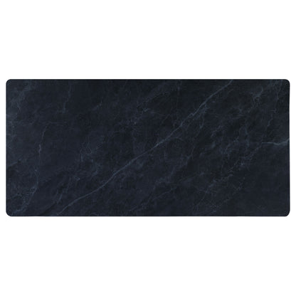 Mesa de comedor rectangular de piedra sinterizada Desden de 79 pulgadas, color gris