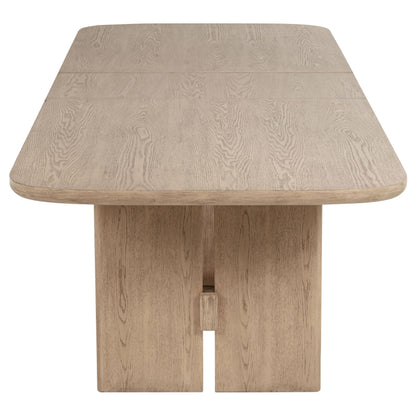 Juego de comedor Kailani Wood con aparador de roble beige