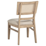 Juego de mesa de comedor rectangular de madera Kailani en roble beige