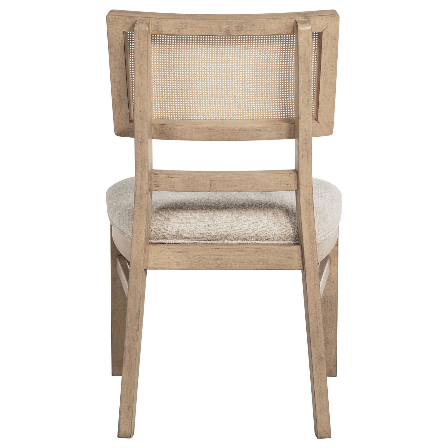 Kailani Rattan Cane Dining Side Chair Beige Oak (Set of 2)