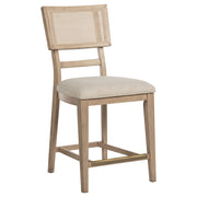 Juego de comedor Kailani Wood de altura de mostrador en roble beige