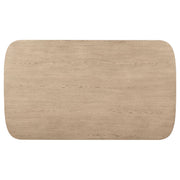 Juego de comedor Kailani con gabinete de roble beige