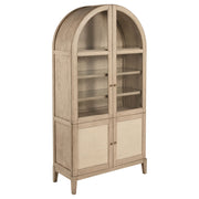 Juego de comedor Kailani con gabinete de roble beige