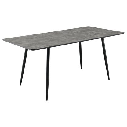 Juego de comedor Horizon con mesa extensible, color gris
