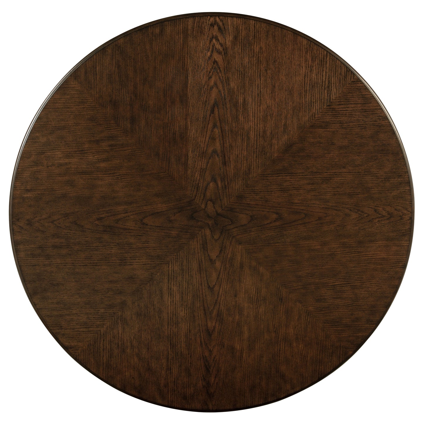 Landon 60-inch Round Dining Table Set Rich Brown