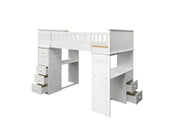 Willoughby Twin Loft Bed - White
