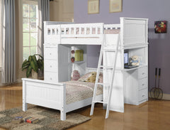 Willoughby Twin Loft Bed - White