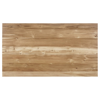 Nogales Rectangular Dining Table Set Coastal Grey