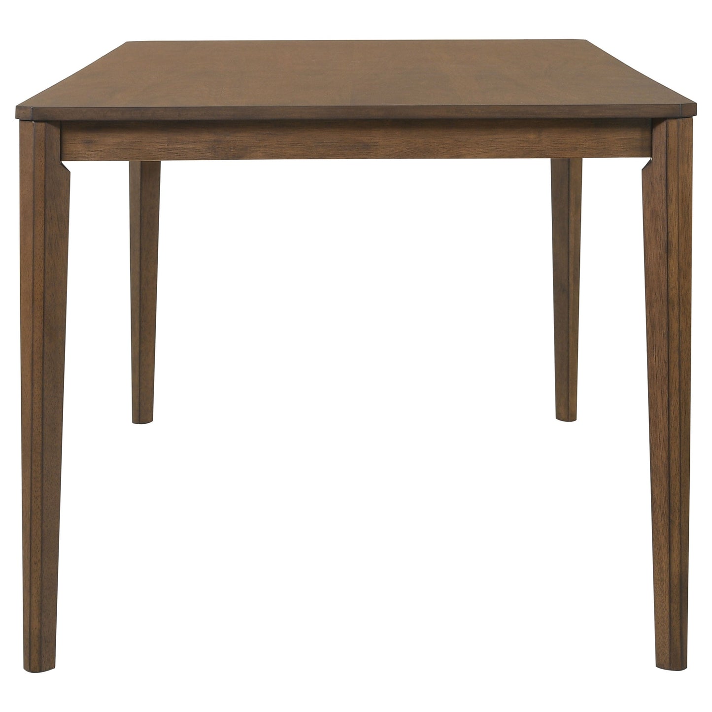 Mesa de comedor rectangular de madera Wethersfield de 71 pulgadas en nogal