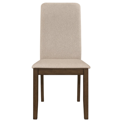 Silla de comedor de madera Wethersfield en nogal mediano (juego de 2)