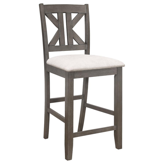 Athens Upholstered Seat Counter Height Stool