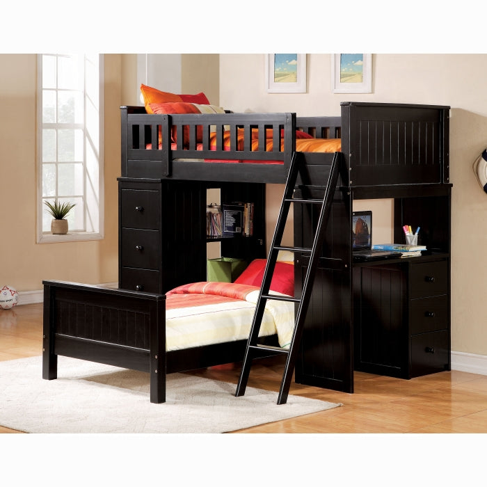 Willoughby Twin Bed – Black Finish