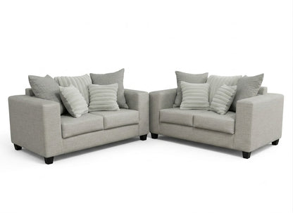 Dallas 2PC Living Room Set in Grey