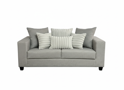 Dallas 2-Piece Living Room Set Grey