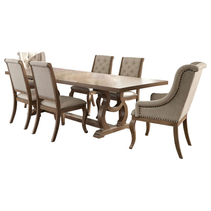 Brockway Extension Leaf Dining Set Antique Java