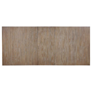 Mesa de comedor Brockway de 104 pulgadas con hojas extensibles, color antiguo Java