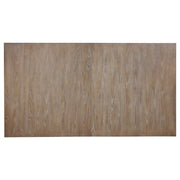 Mesa de comedor Brockway de 104 pulgadas con hojas extensibles, color antiguo Java