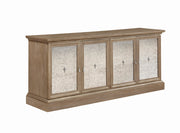 Aparador de comedor Brockway de 4 puertas y mueble buffet