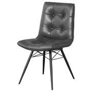 Aiken Upholstered Dining Side Chair Brown(Set of 4)