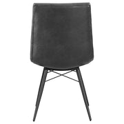Aiken Upholstered Dining Side Chair Brown(Set of 4)