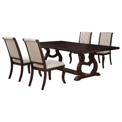 Brockway Extension Leaf Dining Set Antique Java