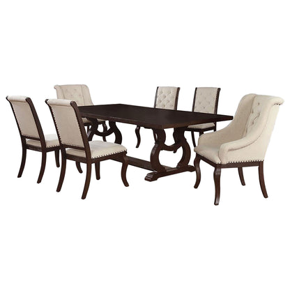 Brockway Extension Leaf Dining Set Antique Java