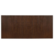 Mesa de comedor Brockway de 104 pulgadas con hojas extensibles, color antiguo Java