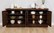 Aparador de comedor Brockway de 4 puertas y mueble buffet