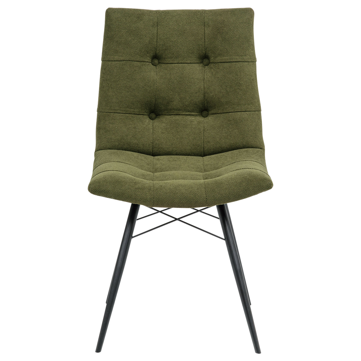 Aiken Fabric Upholstered Dining Side Chair Forest Green (Set of 4)