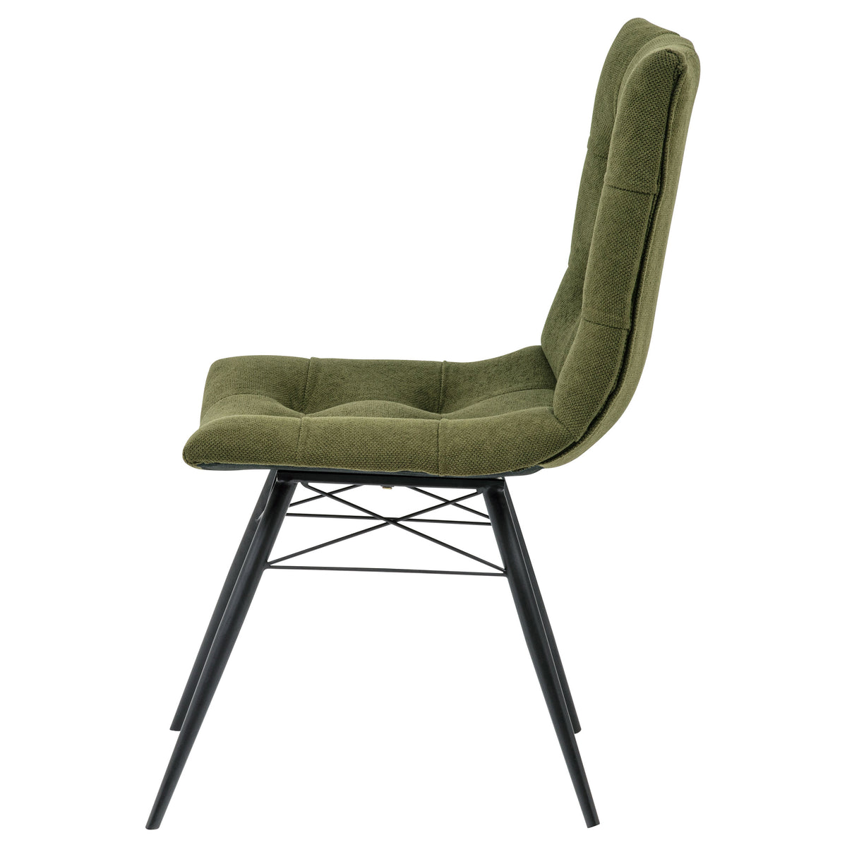 Aiken Fabric Upholstered Dining Side Chair Forest Green (Set of 4)