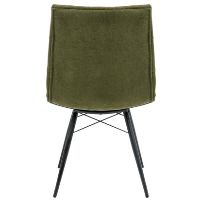 Aiken Fabric Upholstered Dining Side Chair Forest Green (Set of 4)