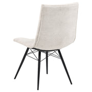 Aiken Fabric Upholstered Dining Side Chair Stone White (Set of 4)