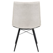 Aiken Fabric Upholstered Dining Side Chair Stone White (Set of 4)