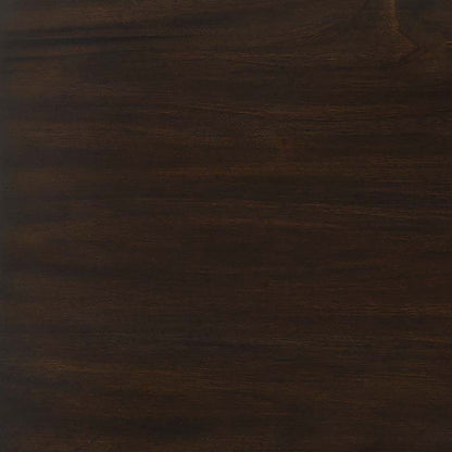 Banco de comedor de madera Bexley color miel natural y negro ahumado