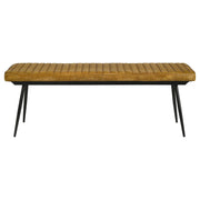 Misty Leather Upholstered Dining Bench