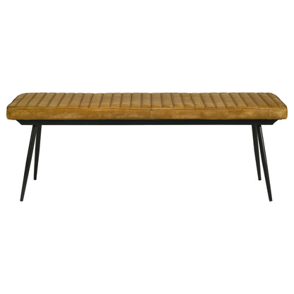 Misty Leather Upholstered Dining Bench