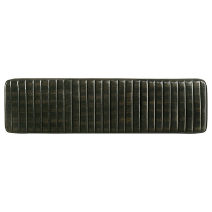 Misty Leather Upholstered Dining Bench