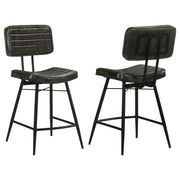 Partridge Leather Counter Chair Antique Camel (Set of 2)