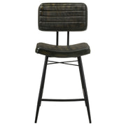 Partridge Leather Counter Chair Antique Camel (Set of 2)