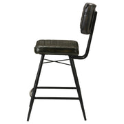 Partridge Leather Counter Chair Antique Camel (Set of 2)