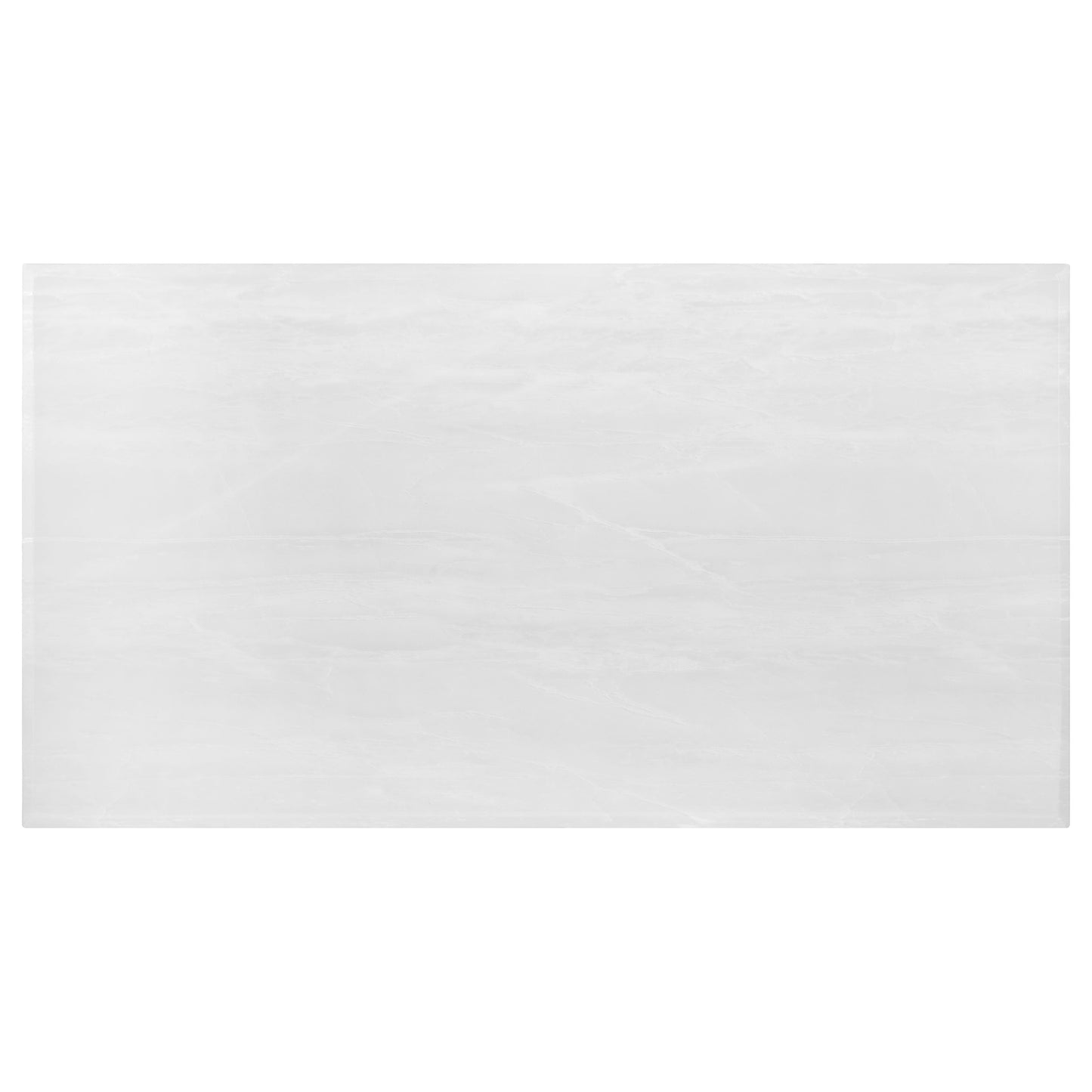 Kerwin Rectangular 71-inch Stone Top Dining Table White